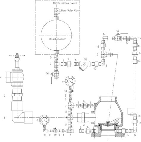 alarm-check-valve-vertical-trim-flange-x-groove - WEFLO Valves