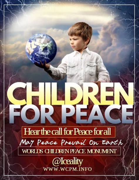 'CHILDREN for PEACE" Quotes for Living in Peace Every Day by Ambassador ...