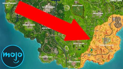 Top 10 Biggest 'Fortnite' Map Changes | Gamers