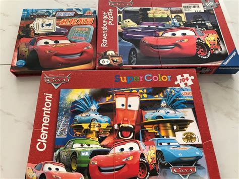 Lightning Mcqueen Puzzles, Hobbies & Toys, Toys & Games on Carousell