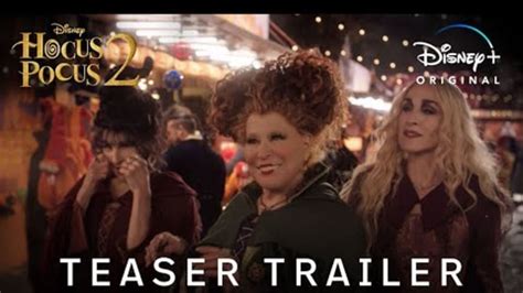 The official teaser trailer for Hocus Pocus 2 has landed on Disney+