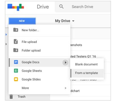 Creating files from templates now easier in Google Drive | bConnected