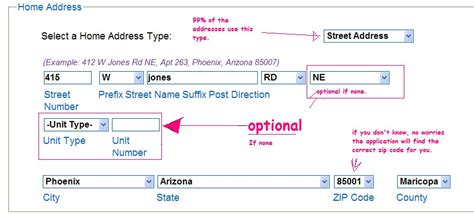 MyFamilyBenefits: street address