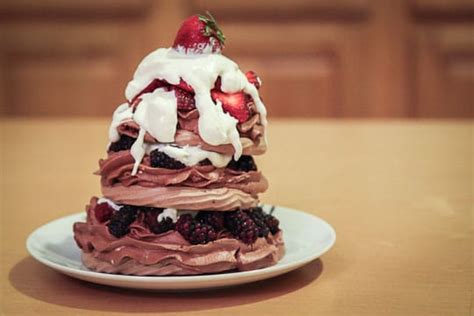 Chocolate Pavlova | Pavlova Recipe | Eat the Love