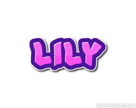 LiLy Logo | Free Name Design Tool from Flaming Text