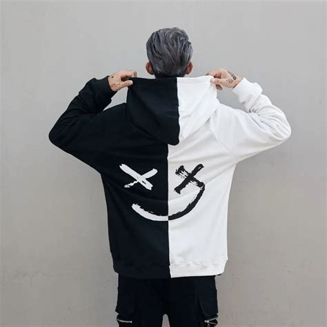 new fashion hoodies men sweatshirt print hoodie men cool pullover ...