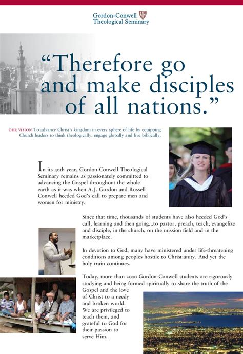 History of Gordon-Conwell by Gordon-Conwell Theological Seminary - Issuu