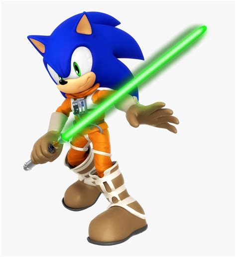 Sonic Star Wars Luke Skywalker, HD Png Download , Transparent Png Image - PNGitem