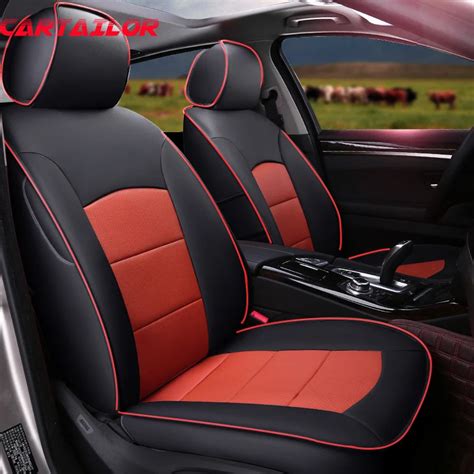 CARTAILOR Genuine Leather Cover Seat for Chevrolet Cruze Car Seat ...