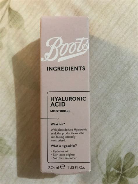 Boots Hyaluronic Acid moisturizer on Carousell