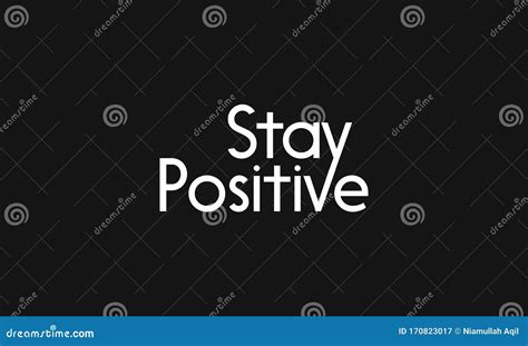 Stay Positive art design stock vector. Illustration of letter - 170823017