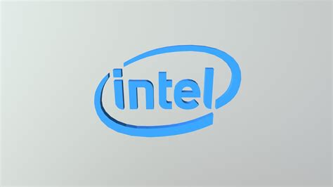 INTEL LOGO - 3D model by LiChiaYu [7a5e707] - Sketchfab