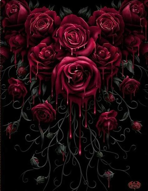 Pin by Rachel Griffith Imler on tats | Gothic rose, Flower drawing ...