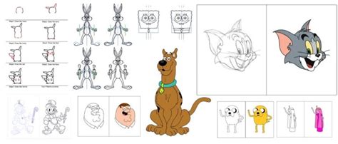 19+ Easy Cartoon Characters to Draw & How to Draw Them