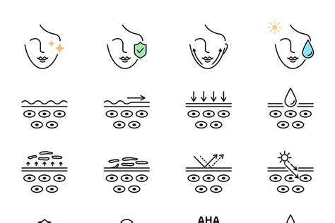 Skin problems and treatments #ad , #set#Files#Vector#icons Skin ...