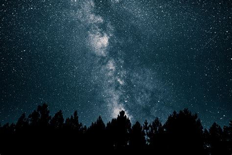 Starry Night Sky Milky Way Wallpaper