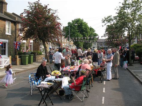 Couthurst Road street party - tables © Stephen Craven cc-by-sa/2.0 :: Geograph Britain and Ireland