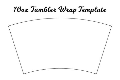Tapered Tumbler Template Free