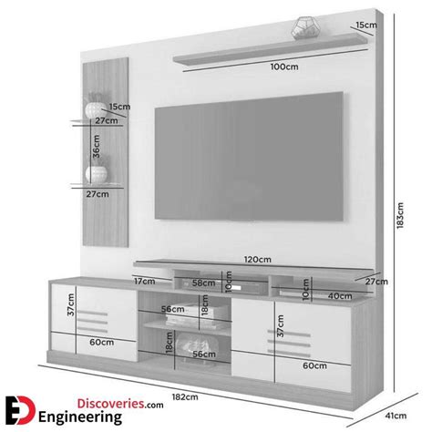 TV Unit Dimensions And Size Guide - Engineering Discoveries | Tv unit ...