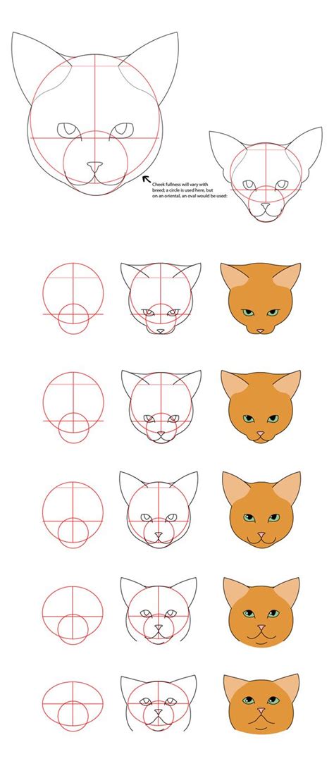 Cat Tutorial - Face by PerianArdocyl on deviantART | Cat face drawing ...