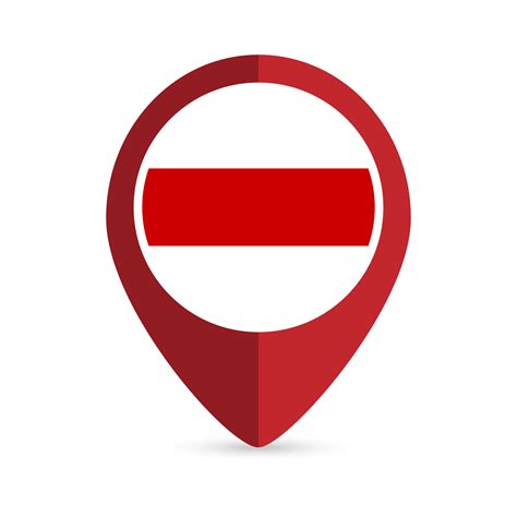 Map pointer with contry Belarus. Belarus flag. Vector illustration ...