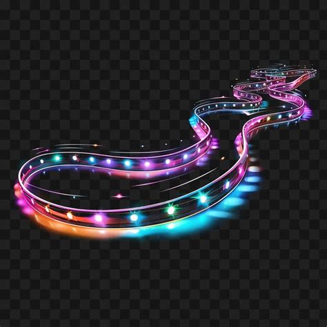 Premium PSD | Neon psd led light illuminating space with vibrant ...