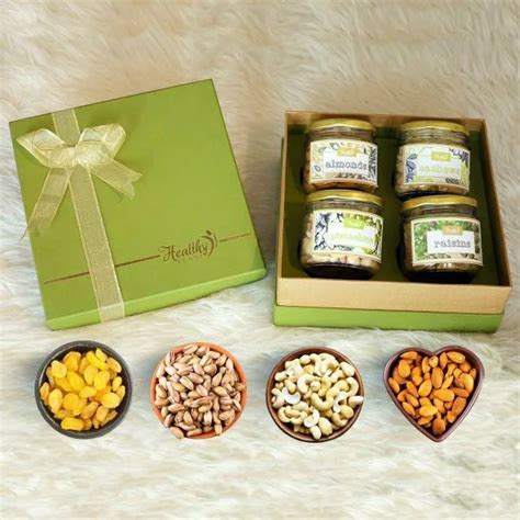 Healthy Feast Gourmet Gift Hamper Pack 750g, Gift Box for Birthday ...