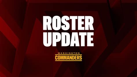 Commanders announce practice squad