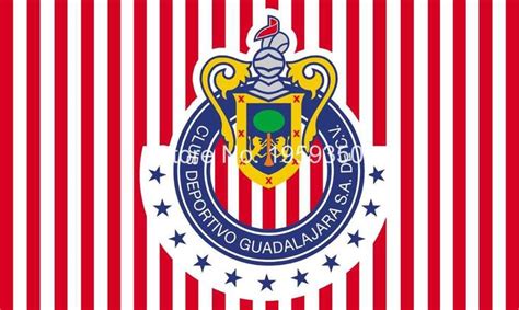 [Visit to Buy] Chivas Guadalajara flag 3ftx5ft 100D Polyester Flag ...