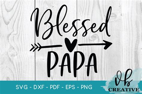 Blessed Papa Svg