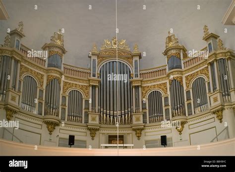 Finland Helsinki Lutheran cathedral organ Stock Photo - Alamy