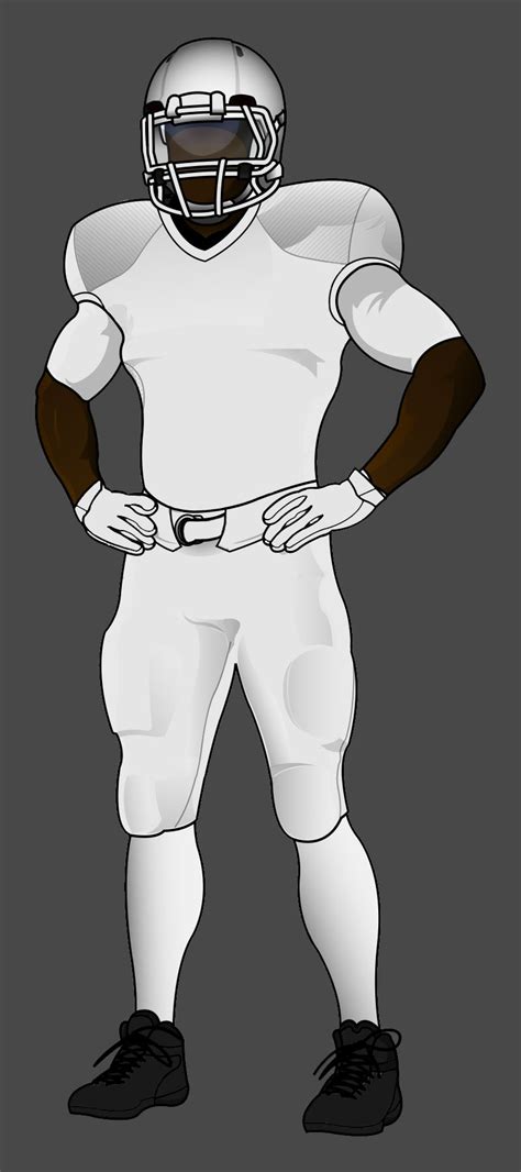 Blank Football Uniform Template