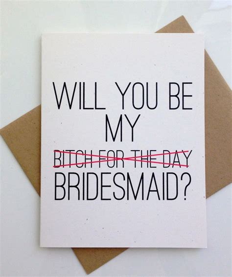 Bridesmaid cards funny, Bridesmaid proposal, Bridesmaid cards