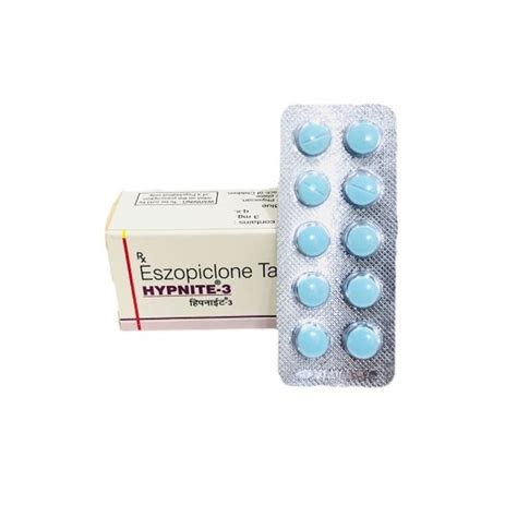 Eszopiclone Tabelets 3 mg at Rs 80/stripe | Zopiclone Tablets in ...