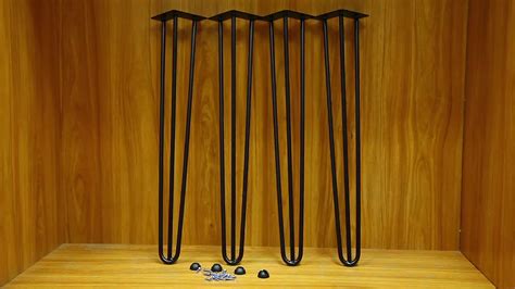 Quickly Delivery Cheap 4-40" Hairpin Hair Pin Legs For 3 Rod Hairpin Metal Coffee Table ...