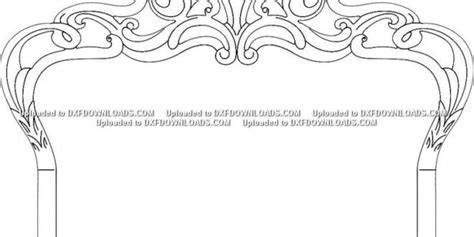 2d dxf vector bed cnc file free | Mdf crafts, Cnc, Bed headboard design