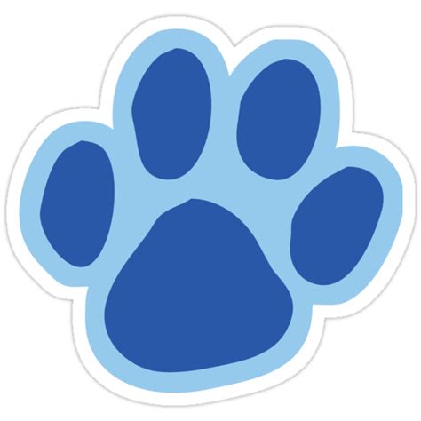 Blue's Clues Paw Print PNG Transparent PNG Mart, 58% OFF