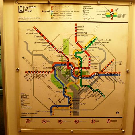 DC Metro System Map | Thirteen Of Clubs | Flickr