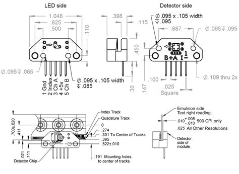 Thirteen-micron Optical Encoder Module, OEM-250