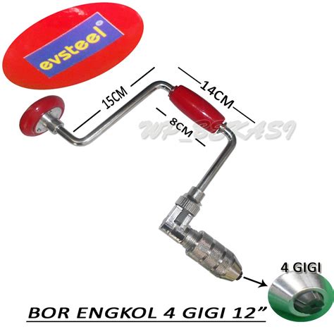 Jual Evsteel Bor Engkol Manual Tangan Bor Dada Bolak Balik Untuk Kayu ...