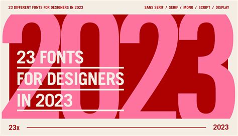 23 of the Best Fonts for Designers in 2023 | Jukebox Print