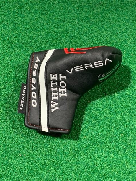 ODYSSEY White Hot Versa Mid Mallet Putter Headcover Black/White - Used ...