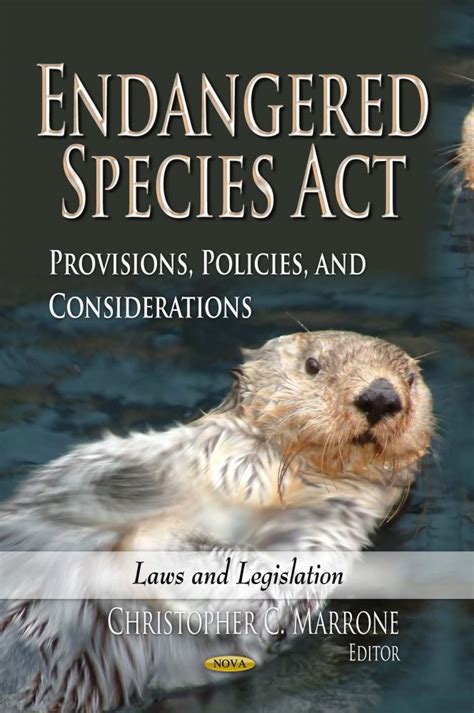 Endangered Species Act: Provisions, Policies and Considerations – Nova ...