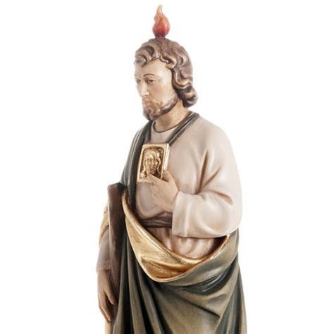 St Jude Thaddeus wooden statue painted | online sales on HOLYART.com