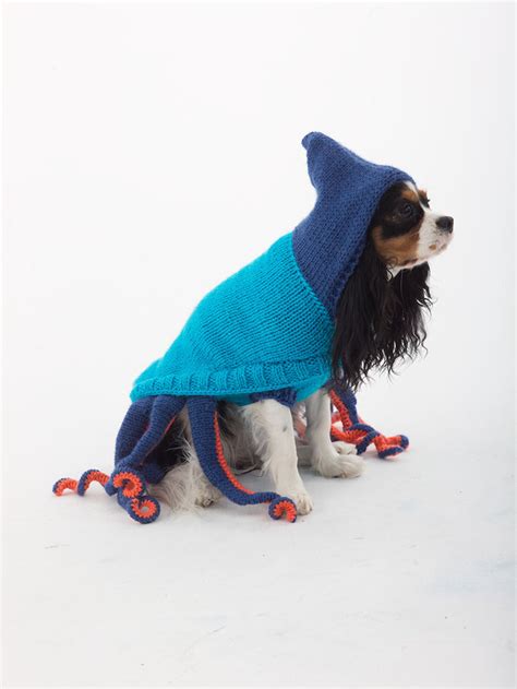 Dog Octopus Costume in Lion Brand Vanna's Choice - L30275 | Knitting Patterns | LoveKnitting