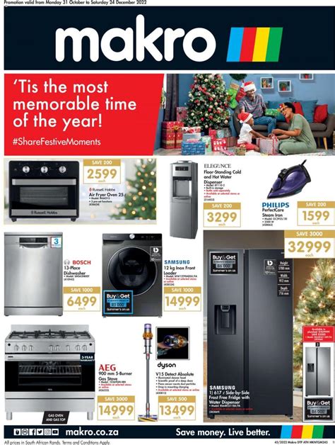 Makro Specials Appliances Sale Oct 2022 | Makro Catalogue | 2022 SA