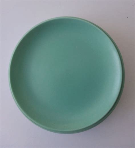 Poole pottery, Poole Ice Green pottery dinner or salad plates measuring 9" Good vintage ...