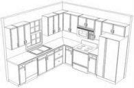 8x10 kitchen layout | Small Kitchen | Small kitchen layouts, Kitchen ...