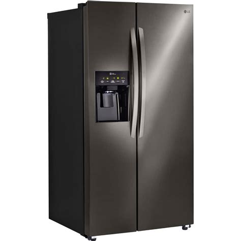 Questions and Answers: LG 26.2 Cu. Ft. Side-by-Side Refrigerator Black stainless steel ...