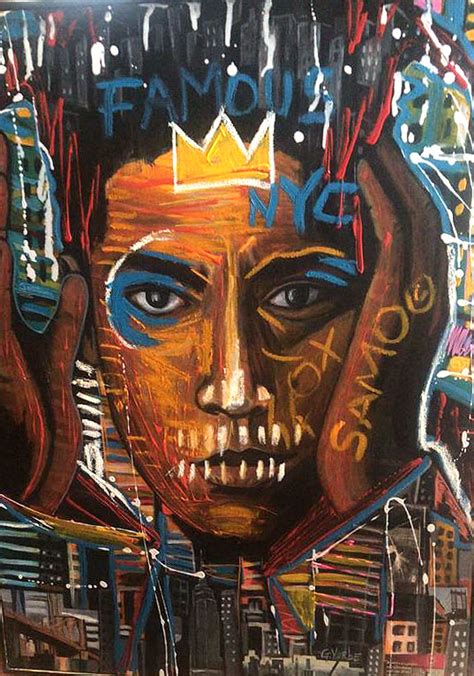 Gregory Vorbe Painting "Basquiat" - Haitian Art Gallery at ...